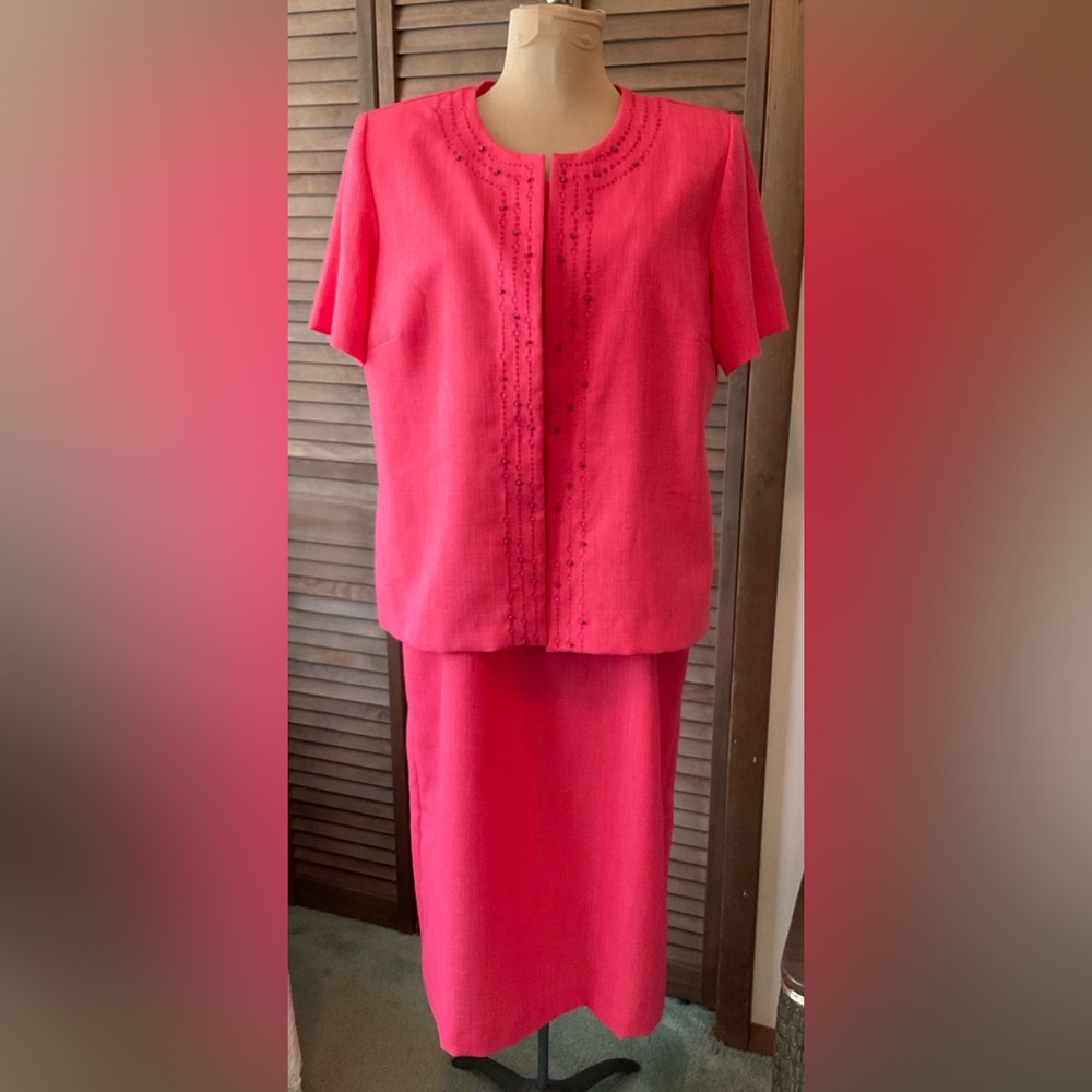 K Studio Collection 2 Piece Midi Shift Dress